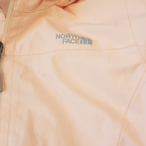 Ladies North Face Orange Color Raincoat Size S - Picture 4 of 5